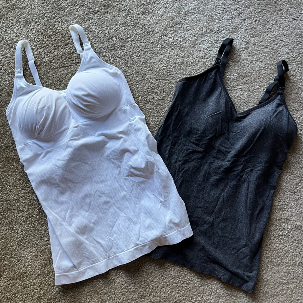 Bravado and Auden Nursing Tanks